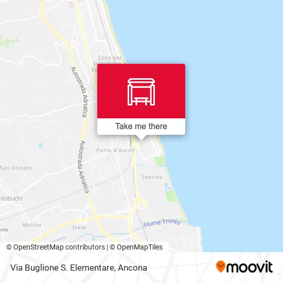 Via Buglione S. Elementare map
