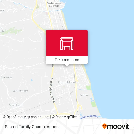 Sacred Family Church map