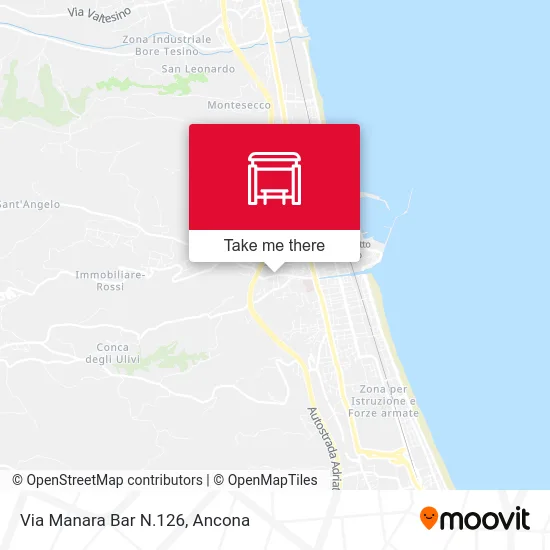 126 Manara Street Bar map