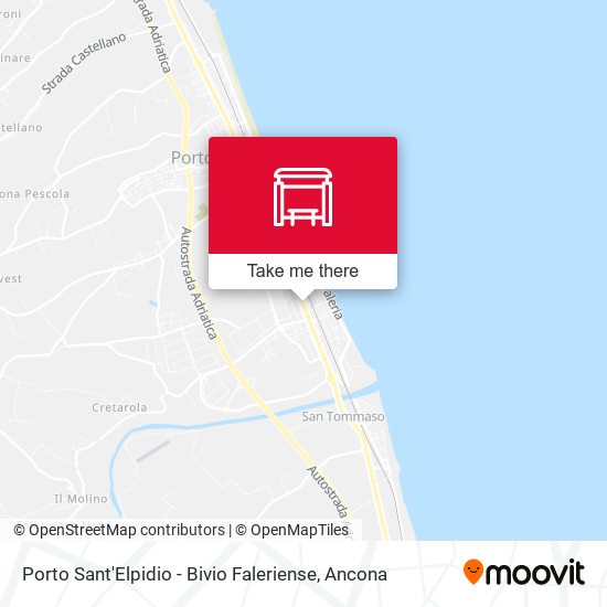 Porto Sant'Elpidio - Bivio Faleriense map