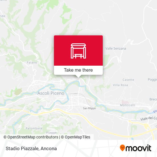 Stadio Piazzale map