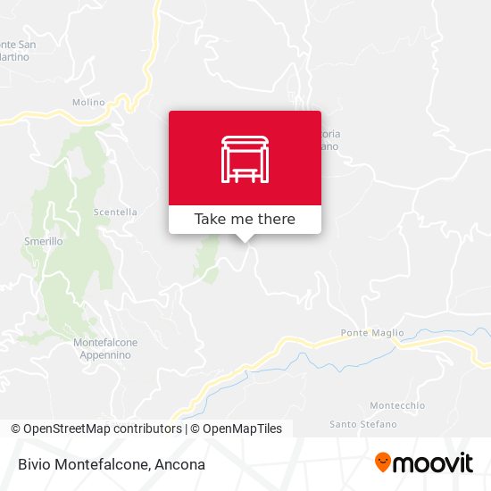 Bivio Montefalcone map