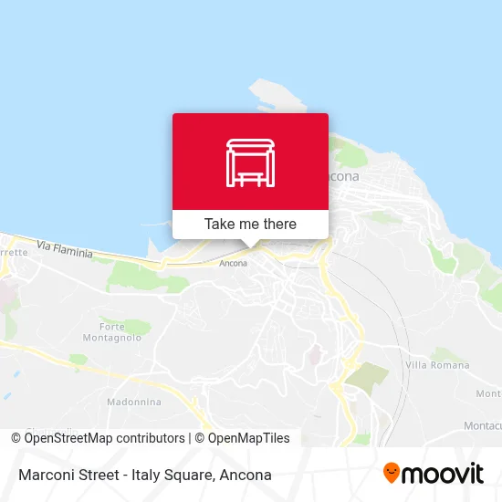 Marconi Street - Italy Square map