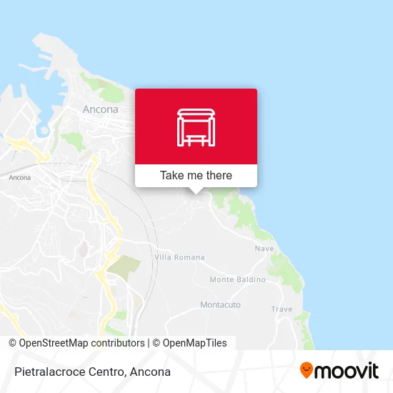 Pietralacroce Centro map