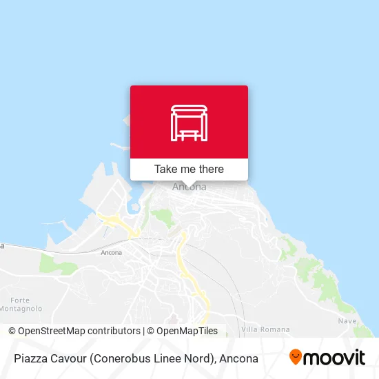 Piazza Cavour (Conerobus Linee Nord) map