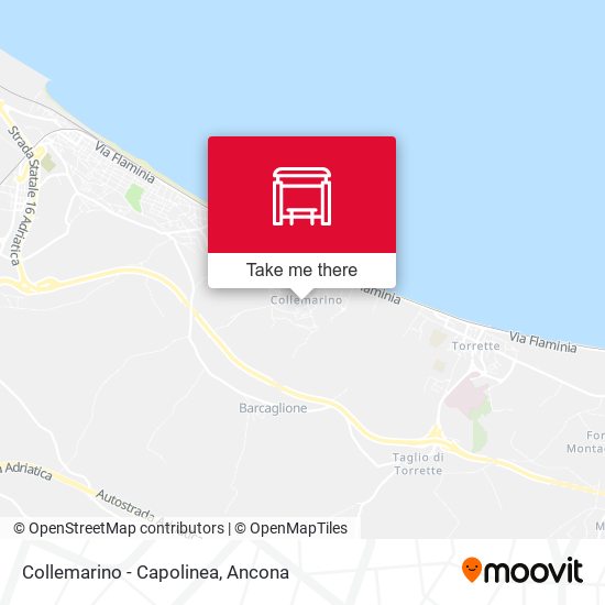 Collemarino - Capolinea map