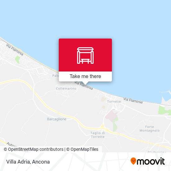 Villa Adria map