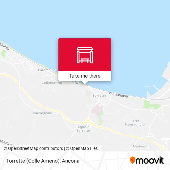 Torrette (Colle Ameno) map