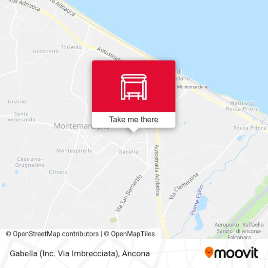 Gabella (Inc. Via Imbrecciata) map
