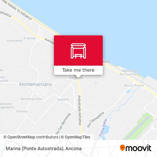 Marina (Ponte Autostrada) map