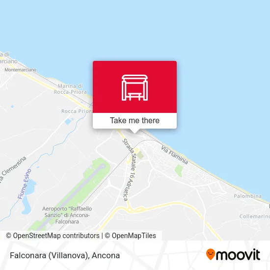 Falconara (Villanova) map