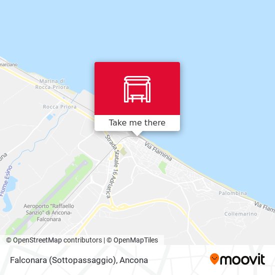 Falconara (Sottopassaggio) map