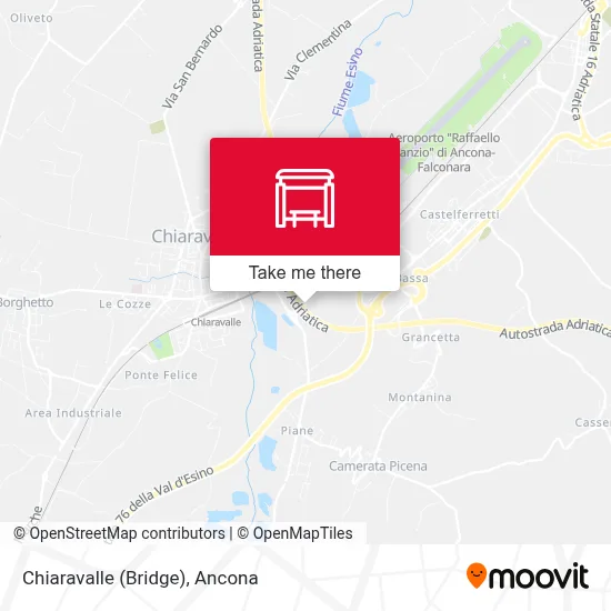 Chiaravalle (Bridge) map