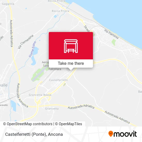 Castelferretti (Bridge) map