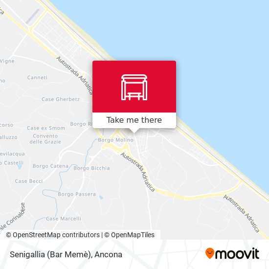 Senigallia (Bar Memè) map