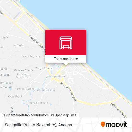 Senigallia (Via IV Novembre) map