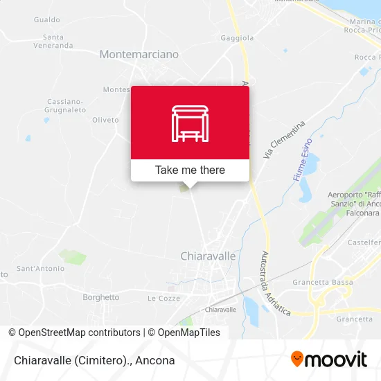 Chiaravalle (Cimitero). map