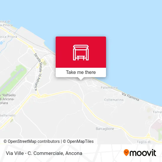 Via Ville - C. Commerciale map