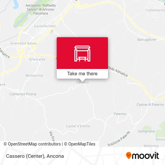 Cassero (Center) map