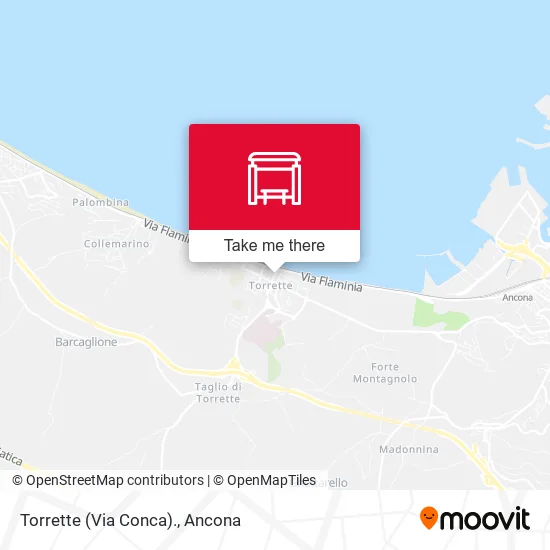 Torrette (Via Conca). map