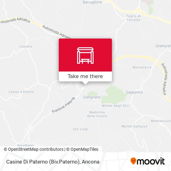 Casine Di Paterno (Biv.Paterno) map