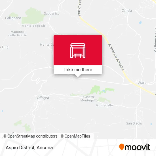 Aspio District map