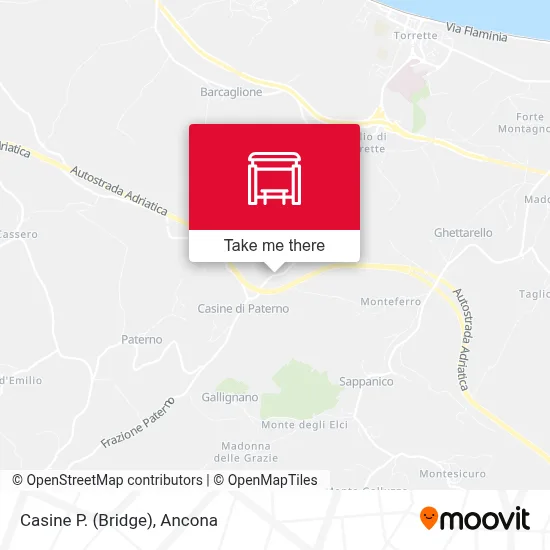 Casine P. (Bridge) map
