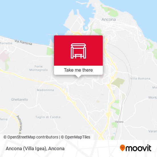 Ancona (Villa Igea) map