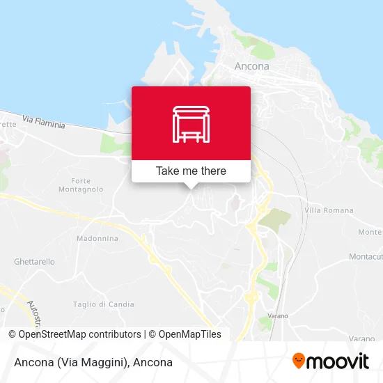 Ancona (Via Maggini) map