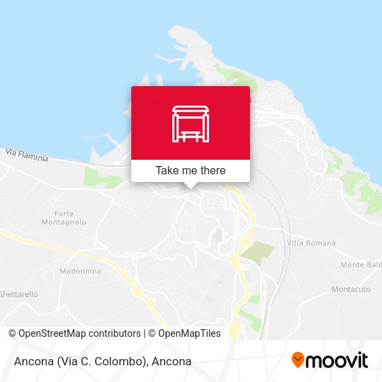 Ancona  (Via C. Colombo) map