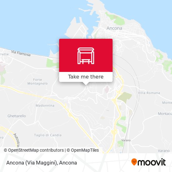 Ancona (Via Maggini) map