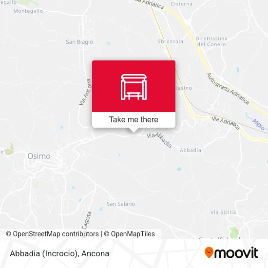 Abbadia (Incrocio) map