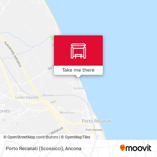 Porto Recanati (Scossicci) map