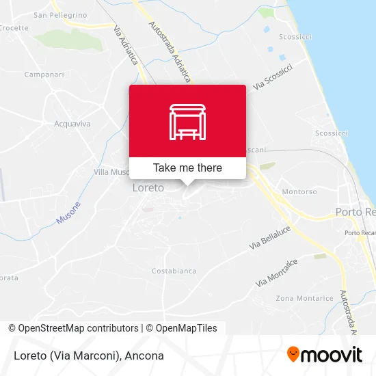 Loreto (Via Marconi) map