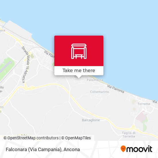 Falconara (Via Campania) map