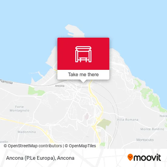 Ancona (P.Le Europa) map