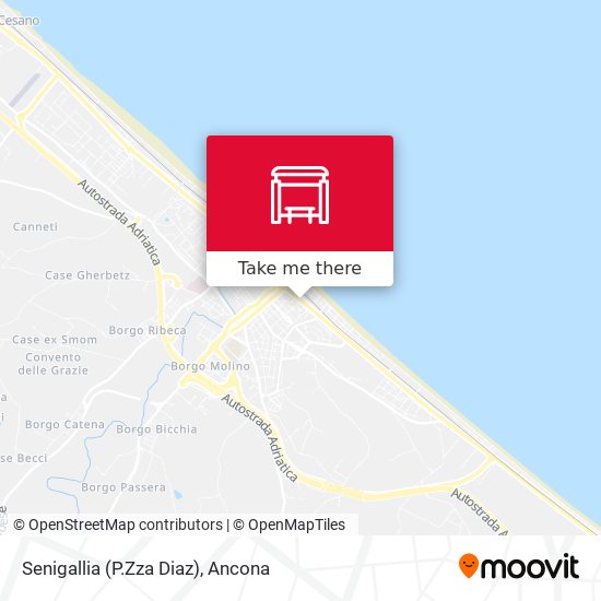 Senigallia  (P.Zza Diaz) map