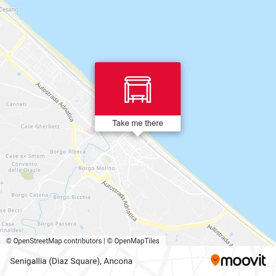 Senigallia (Diaz Square) map
