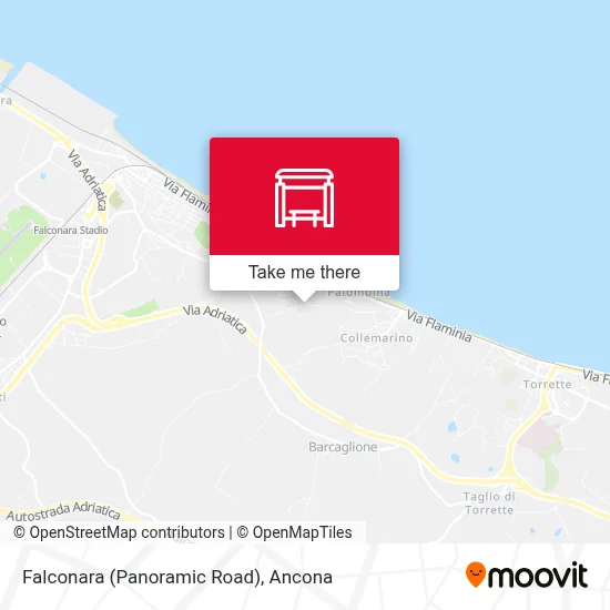 Falconara (Panoramic Road) map