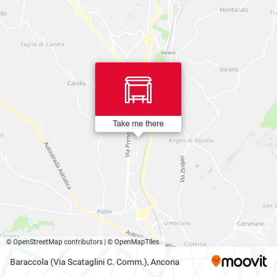 Baraccola (Centro Commerciale) map