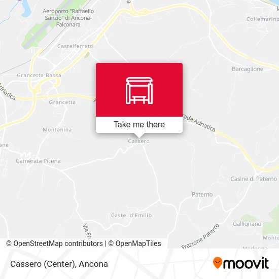 Cassero (Center) map