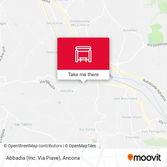 Abbadia (Inc. Via Piave) map