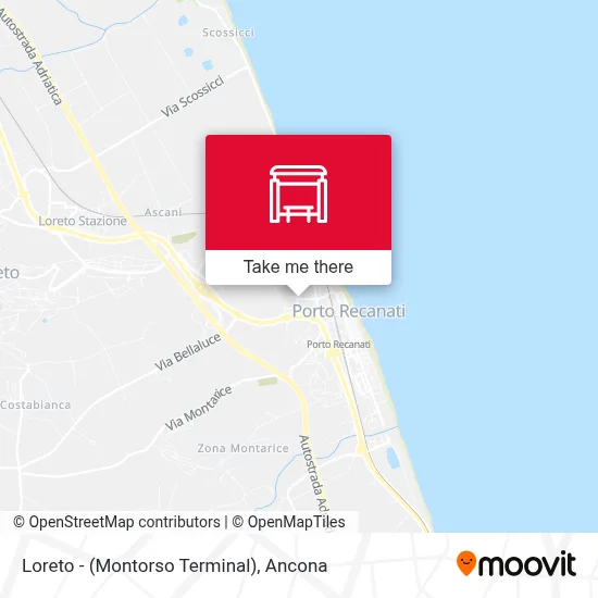 Loreto - (Montorso Terminal) map