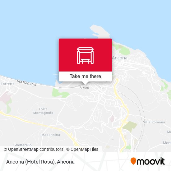 Ancona (Hotel Rosa) map