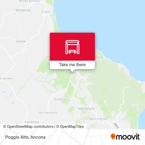 Poggio Alto map