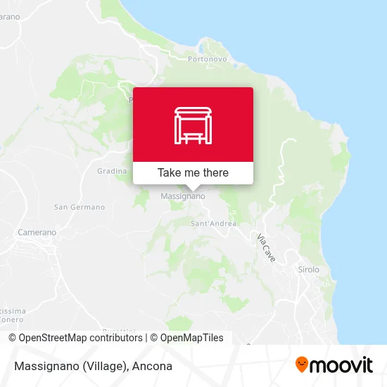 Massignano (Village) map