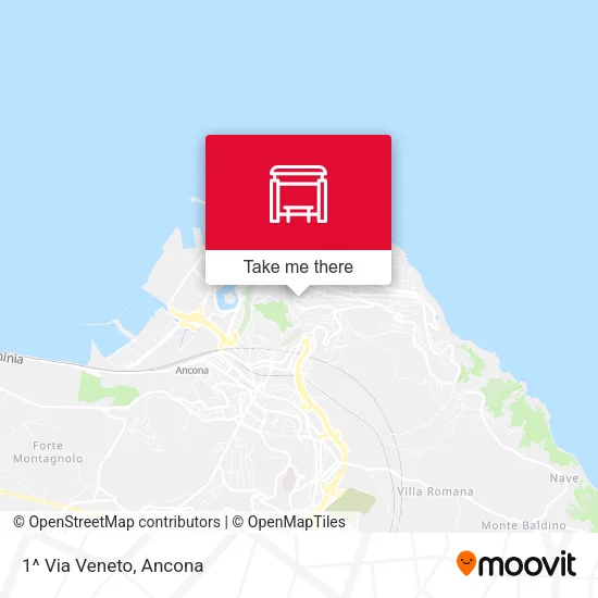 1^ Via Veneto map