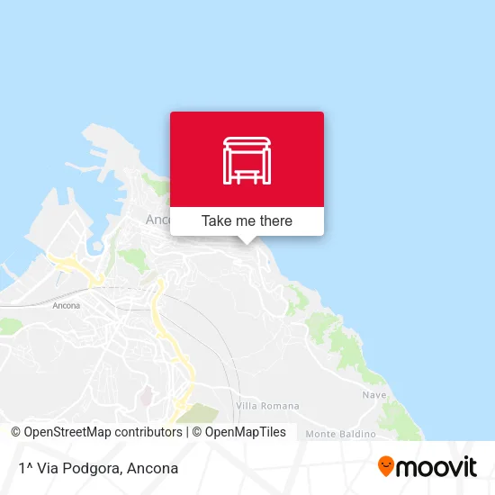 1^ Via Podgora map