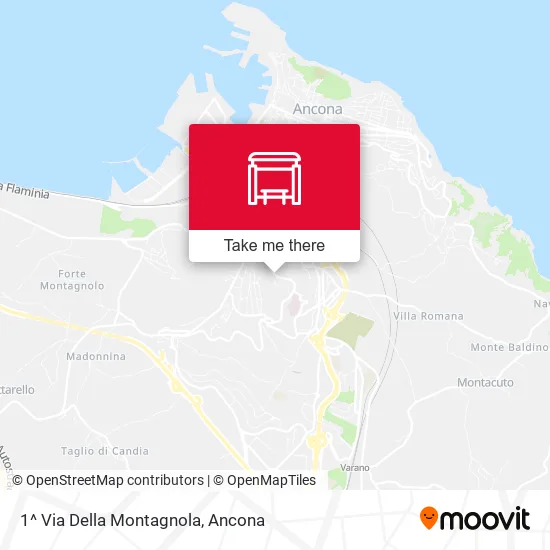 1^ Via Della Montagnola map