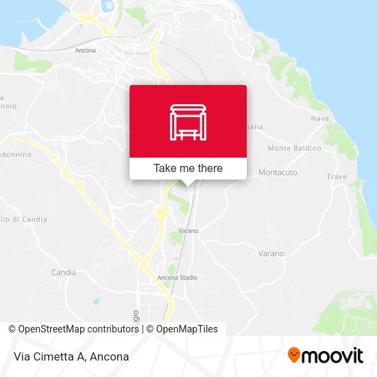 Via Cimetta A map